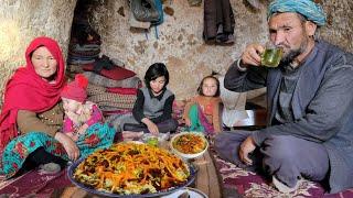 I Tried KABULI PULAO in the Cave and It Was AMAZING | Afghanistan Village Life