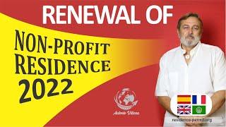  Renewal of non-profit residence in 2022 