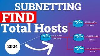 How to Find Total Hosts and Maximum Number of Subnets in a Network