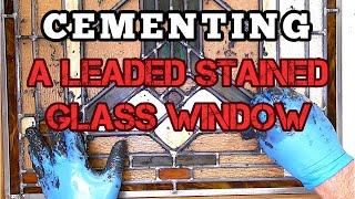 Cementing & Polishing a Stained Glass Panel