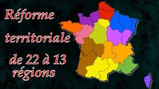 Les anciennes et nouvelles régions de France. De 22 régions métropolitaines à 13. Géographie