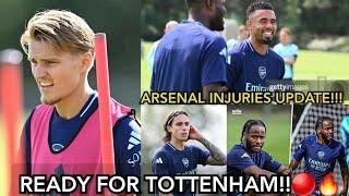 BREAKING: ARSENAL'S MASSIVE INJURY BOOST - ØDEGAARD, TIMBER, AND JESUS BACK IN ACTION!