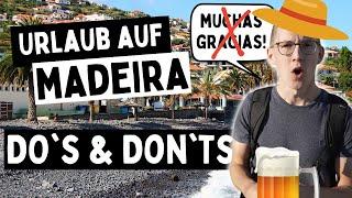 DAS sollte man 2023 auf MADEIRA (Portugal) lieber lassen!