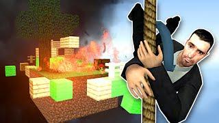 Minecraft Skyblock but in Gmod ruined by TORNADO! - Garry's Mod Gameplay