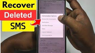 How to recover deleted Text Message / SMS in 2024