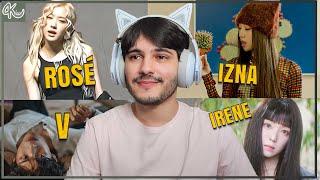 REAGINDO AO IZNA, ROSÉ, V e IRENE [MEGA REACTION]