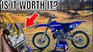 LECTRON BILLETRON PRO 38 FIRST RIDE REVIEW YZ250