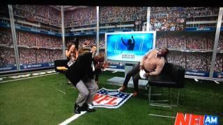 Terrell Davis trying Steelers William Gay's Touchdown Dance on NFLAM