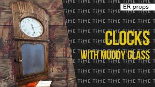 Clocks. Escape room SERIAL KILLER. Props for the escape room
