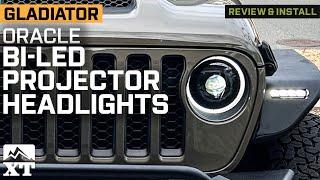 Jeep Gladiator JT Oracle Oculus Switchback Bi-LED Projector Headlights Review & Install