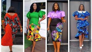 Most fabulous and latest Ankara styles | Short ankara styles |Beautiful short gown designs for women