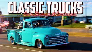 INCREDIBLE CLASSIC TRUCKS!!! Over an HOUR of JUST TRUCKS!!! Classic Car Shows, USA Car Shows.