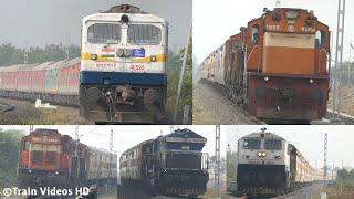 Pure Diesel TRAINS in Secunderabad Division | Twin ALCO & EMD Train | Train Videos Indian Railways