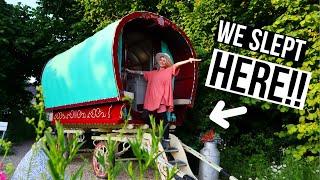 PEAK DISTRICT Charming GYPSY CARAVAN stay | TINY HOME living on the farm!!