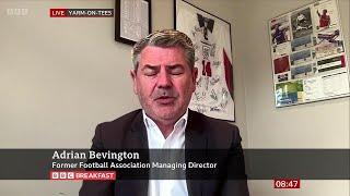 Adrain Bevington Pays Tribute To Sven- Goran Eriksson Who Passed Away On BBC Breakfast [27.08.2024]