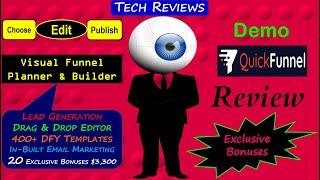 QuickFunnel Review, Bonuses, Demo: Next-Gen Funnel Builder & Planner With Drag & Drop Editor