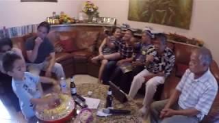 Hat mung xuan Mau Tuat at Tung Le house 2018 part 1