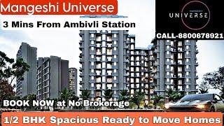 New Projects in Ambivli - Mangeshi Universe, Kalyan Next | Pricing, Site Visit, Brochure -8800678921