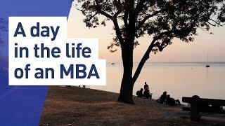 A day in the life of an MBA