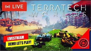 EXPLORING, FARMING, AND BUILDING! - Let's Play Terratech World #DEMO | DHYFU Live Stream [In ENG]