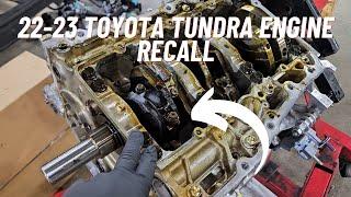 22-23 TOYOTA TUNDRA ENGINE RECALL EXPLAINED