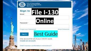 How to Fill out  I-130 Form Online  || I-130 Petition for Alien Relative Online