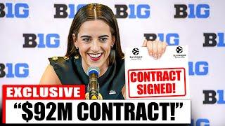 1 HOUR AGO: Caitlin Clark SIGNED $92M European League Contract & WNBA Fans SHOCKED!!