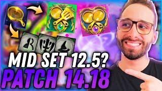 SET 12.5?! FRIGIDEIRA DOURADA, REWORKS EM CAMPEÕES, SINERGIAS E MAIS! PATCH 14.18 Teamfight Tactics