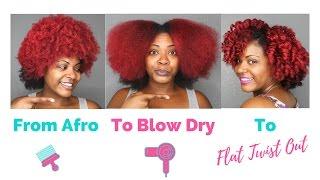 Flat Twist on Natural Hair| Curly Corner| Las Vegas Natural Hair Expo
