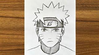 How to draw Naruto step by step || Anime drawing step by step || How to draw anime step by step