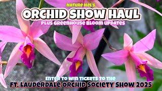 Check out my new orchids from my weekend haul. Bloom updates. Enter to win orchid show tickets!