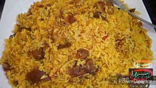 Erachi Chor - Meat Rice - ഇറച്ചി ചോറ് എങ്ങനെ ഉണ്ടാക്കാം - Mymoonz Kitchen