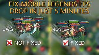 How to fix FPS DROP on Mobile Legends