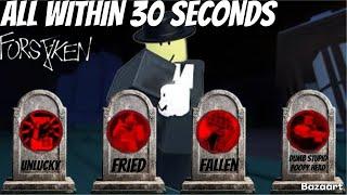 Killing 4 Survivors in Under 30 SECONDS | Roblox Forsaken