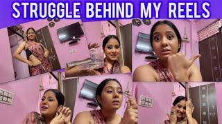 THIS IS HOW I SHOOT MY DANCE VIDEOS || STRUGGLE behind reels || JUHI SHEIKH