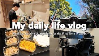 My daily life vlog | Weekday Routine Living Alone for the First Time in Japan  Lifestyle, Work