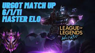 Wild Rift : Shen VS Urgot, Master Elo [Replay]