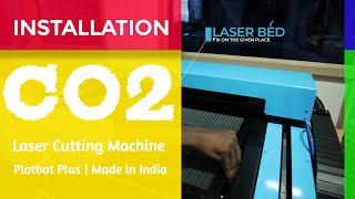 How to setup the laser cutting machine? Plotbot Plus | Tamil Installation Guidance | Made in India