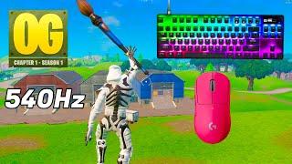 SteelSeries Apex Pro TKL ASMR  Fortnite OG Solo Gameplay  Satisfying Keyboard Fortnite 360 FPS 4K