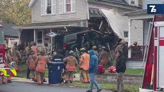 Car crashes into the front of home in Buffalo