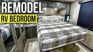 NEW RV Bedroom on the CHEAP!