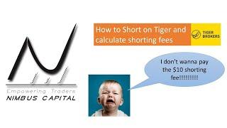 Short Selling on Tiger Broker and calculating Short Interest