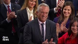 WATCH: Trump lauds new HHS head RFK Jr. | 2025 Trump address to Congress