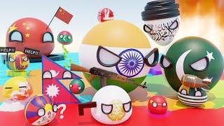 Meet the South Asia (Countryballs)