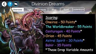 Gems of War - Divinion Dreams World Event for the Week of November 22, 2021