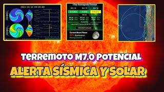 #ALERTA SISMICA Y SOLAR. TERREMOTO M7.0 POTENCIAL