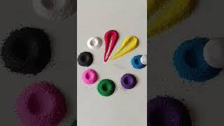 Simple Rangoli| Satisfying Rangoli|Easy Rangoli Tips and Tricks| ASMR #rangoli#satisfying#asmr#viral