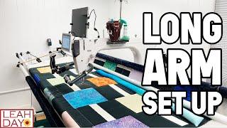 How to Set Up a Qnique Longarm Machine - Grace Q'nique 21X Elite!