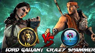 Lord Gallant vs Crazy Spammer  Some crazy matches against Crazy Spammer | Lord Gallant