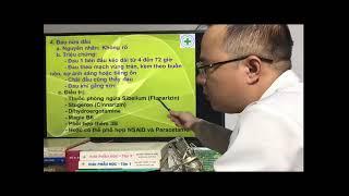 CÁCH ĐIỀU TRỊ BỆNH ĐAU NỬA ĐẦU/học bán thuốc Tây chuyên nghiệp - Ds Trần